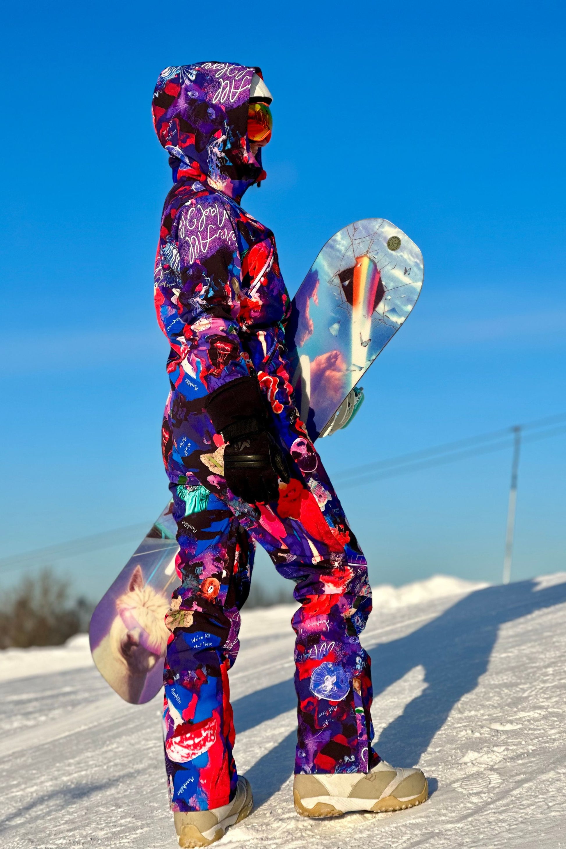 Winter Onesie, Bright Blue Jumpsuit, Snowboard Clothes, Snowboard Suit,  Skiing Overall, Ski Suit Women, Sportswear, Jumpsuit Winter, Blue -   Israel