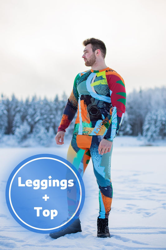 SET: Men's Thermowear, Leggings + Top