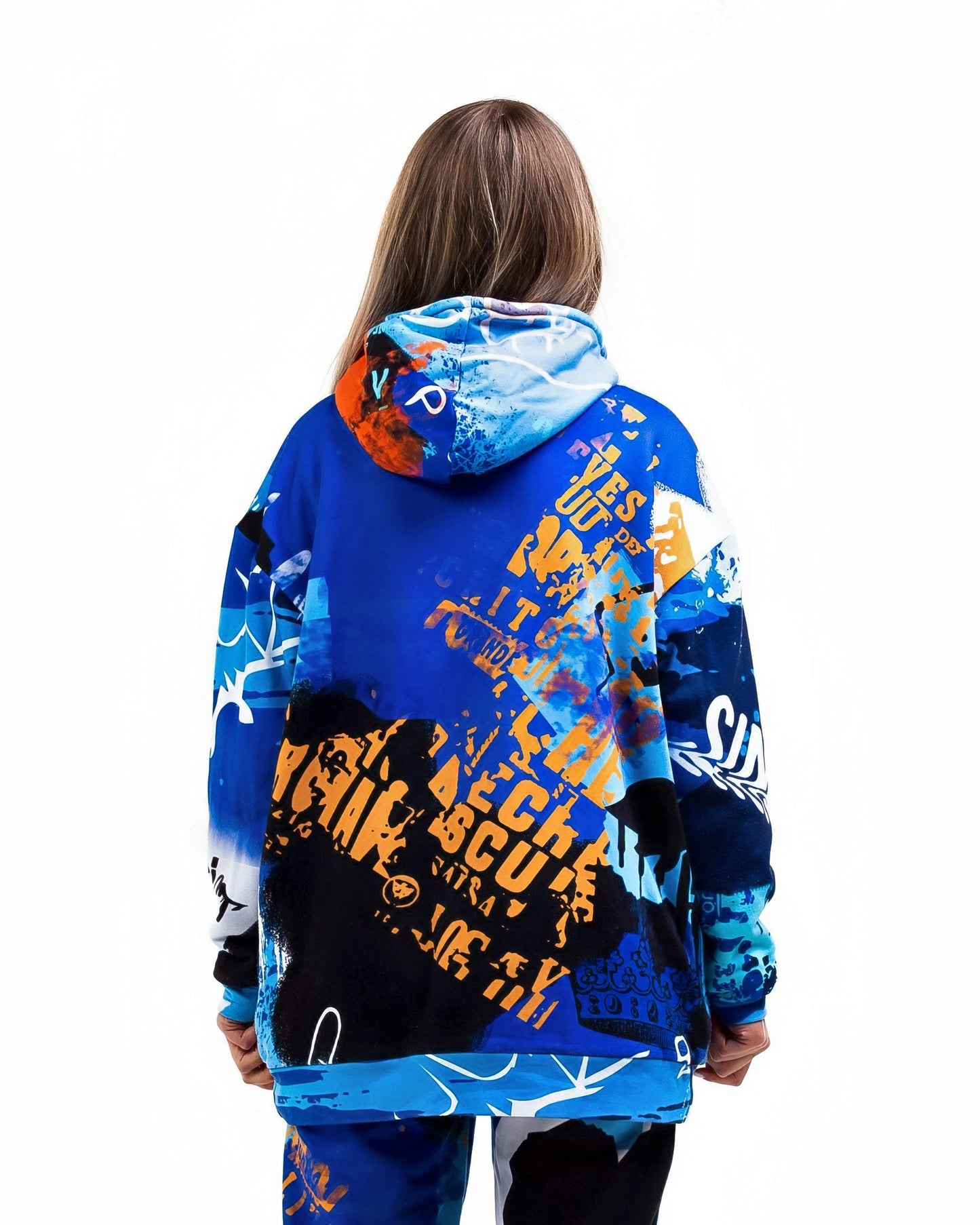 Kapuzenpullover mit Taschen, Langarm-Hoodie, Sweatshirt mit Kapuze, Damen-Hoodie, Plus-Size-Hoodie, Damen-Plus-Size, Sportbekleidung, bunter Hoodie