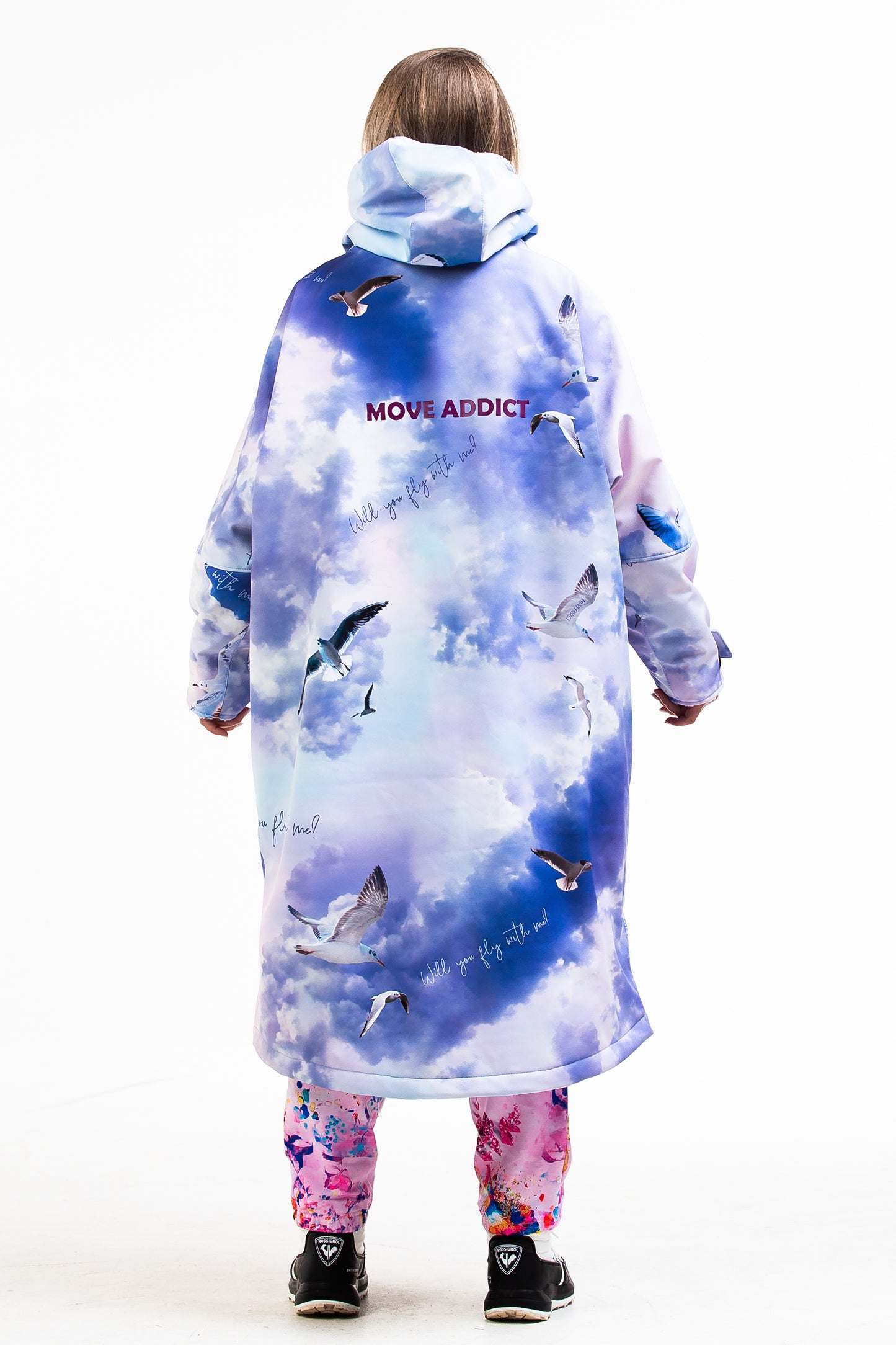 Unisex oversized softshell parka with fleece lining in many colors