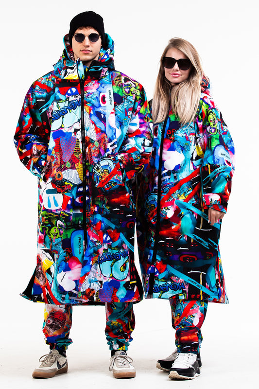 Unisex Oversized Softshell Parka with fleece lining/ Many colors