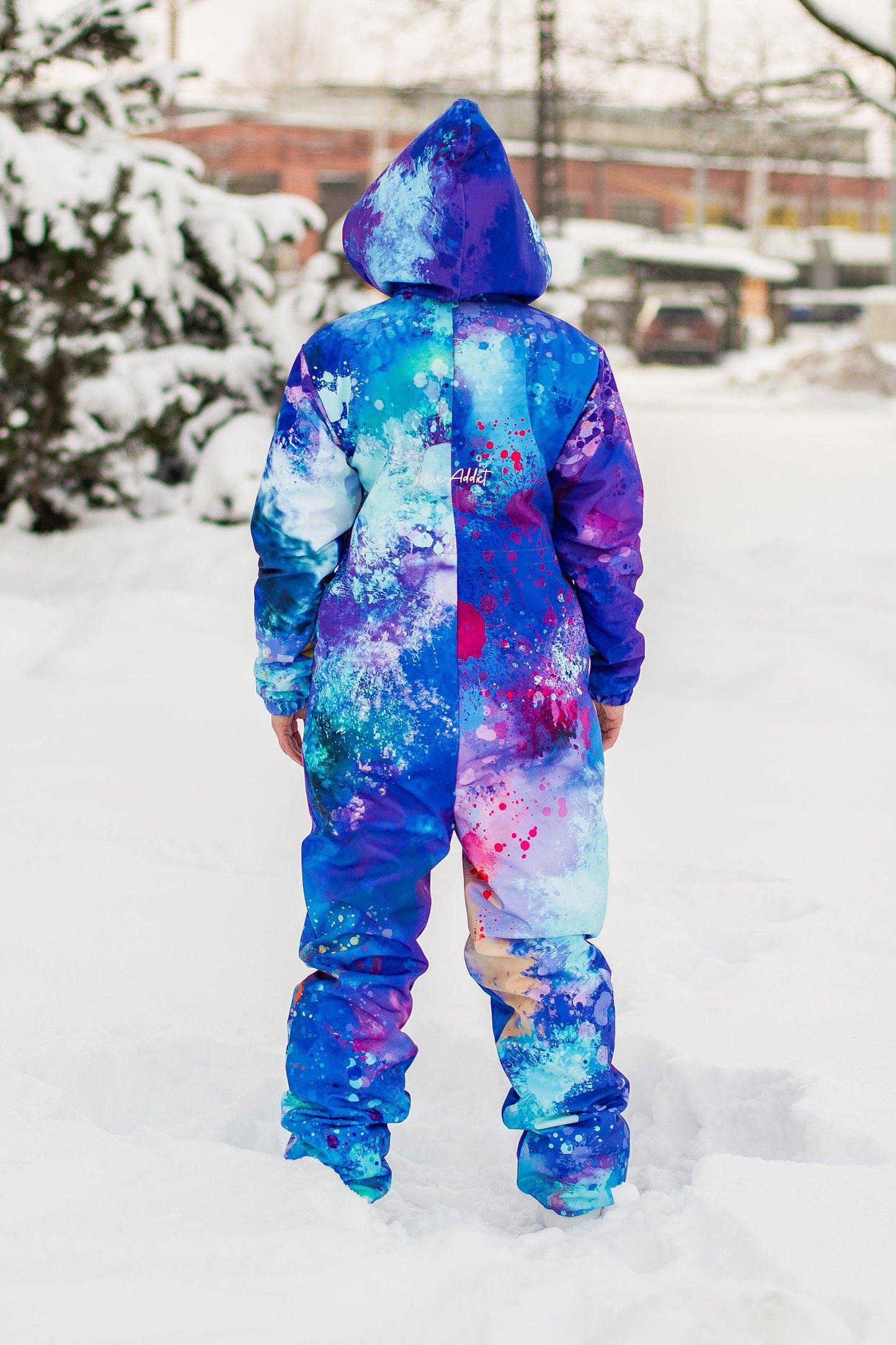 Winter Onesie, Bright Blue jumpsuit, snowboard clothes, Snowboard suit, Skiing Overall, ski suit women, sportswear, Jumpsuit winter, Blue