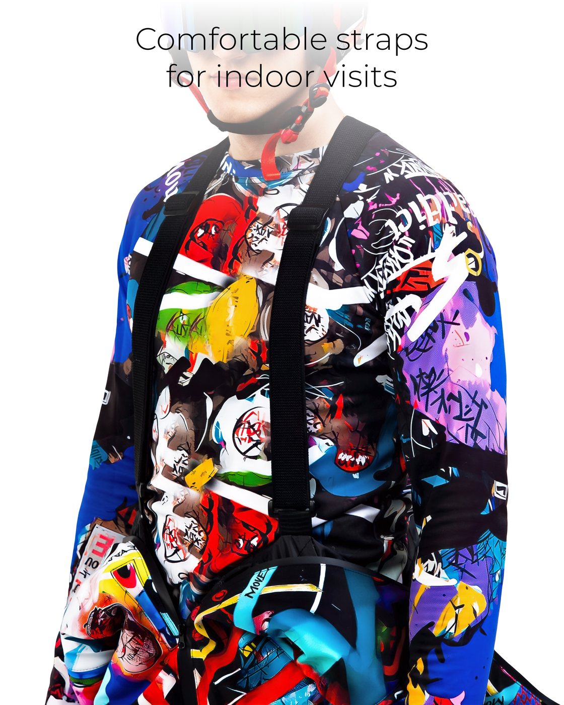 Comfortable straps for indoor visits