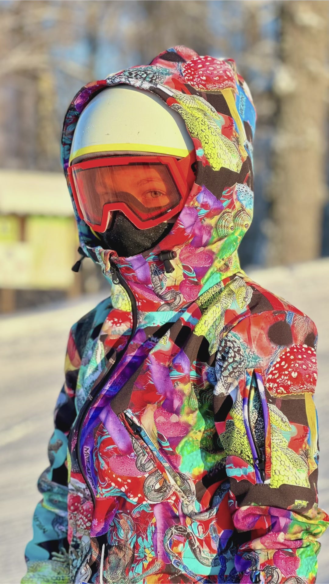 Boys/Girls winter ski / snowboard snowsuit with crazy colors, kids