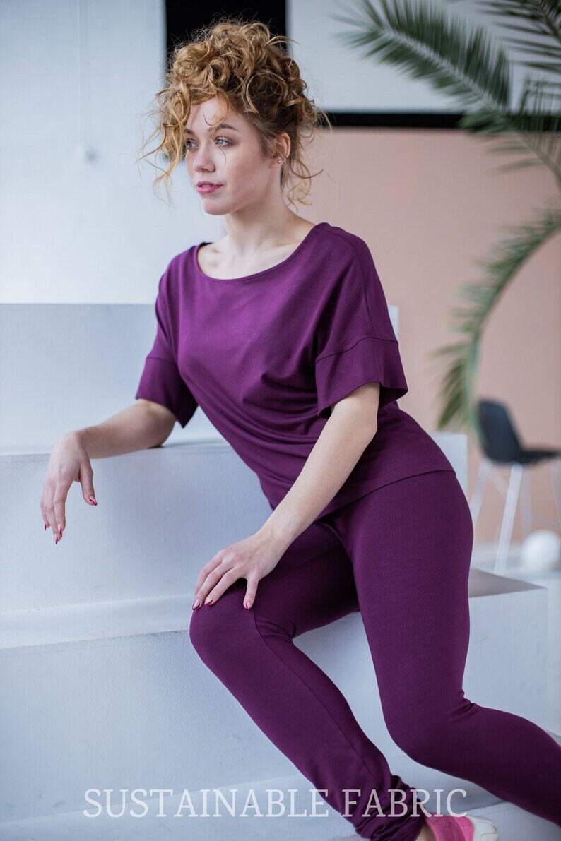 Leggings, High waisted leggings, wine leggings, Yoga leggings, Home wear leggings, Colour choice, leggings for women, Long leggings