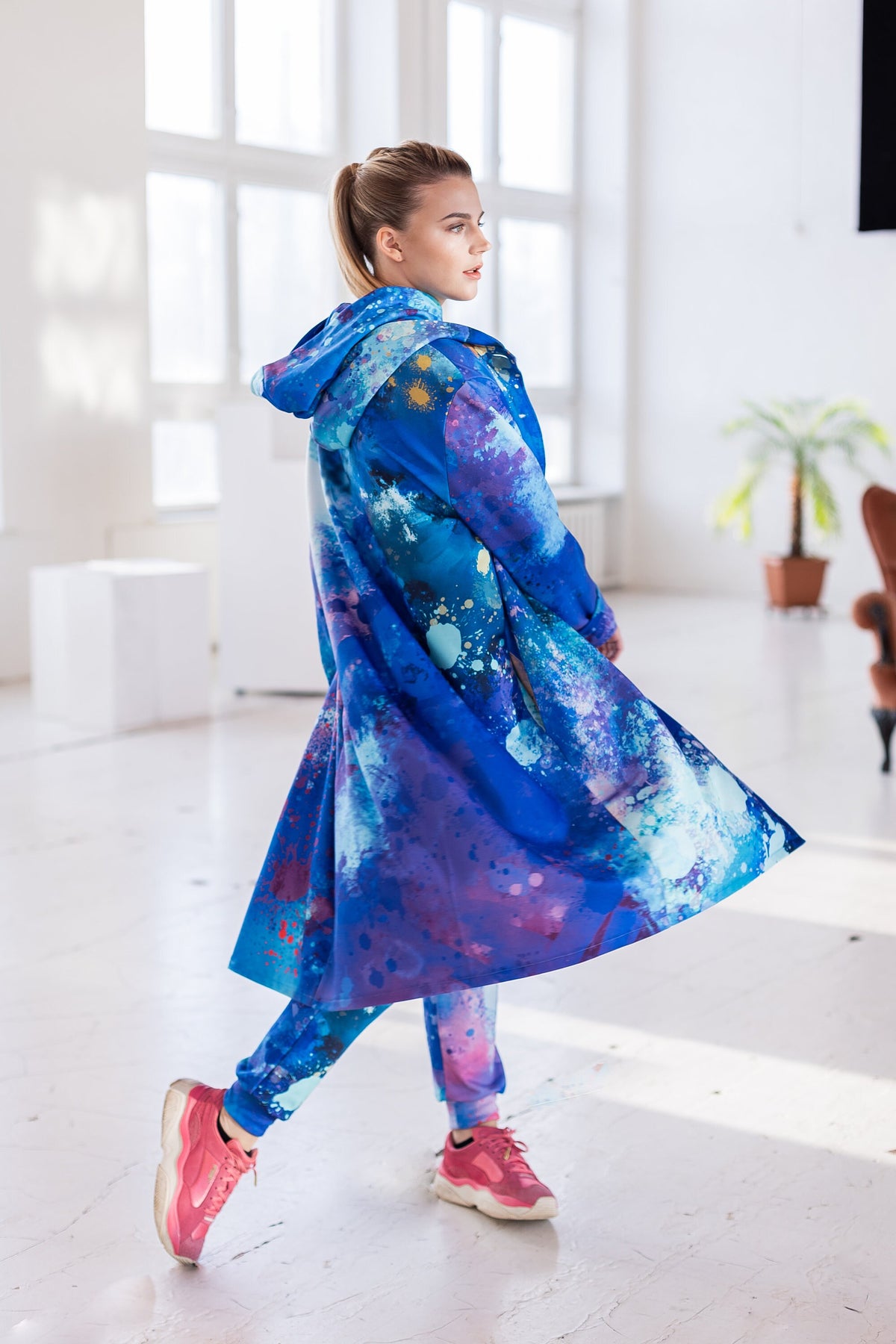 Gym Robe Sporty style robe / jacket with buttons and pockets – MoveAddict
