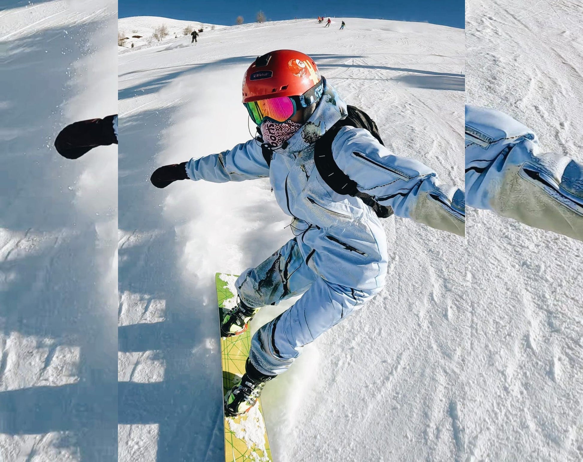 Light Blue Winter Onesie, Jumpsuit, snowboard clothes, Snowboard suit, Skiing Overall, ski suit women, Sportswear, Jumpsuit winter, Snow