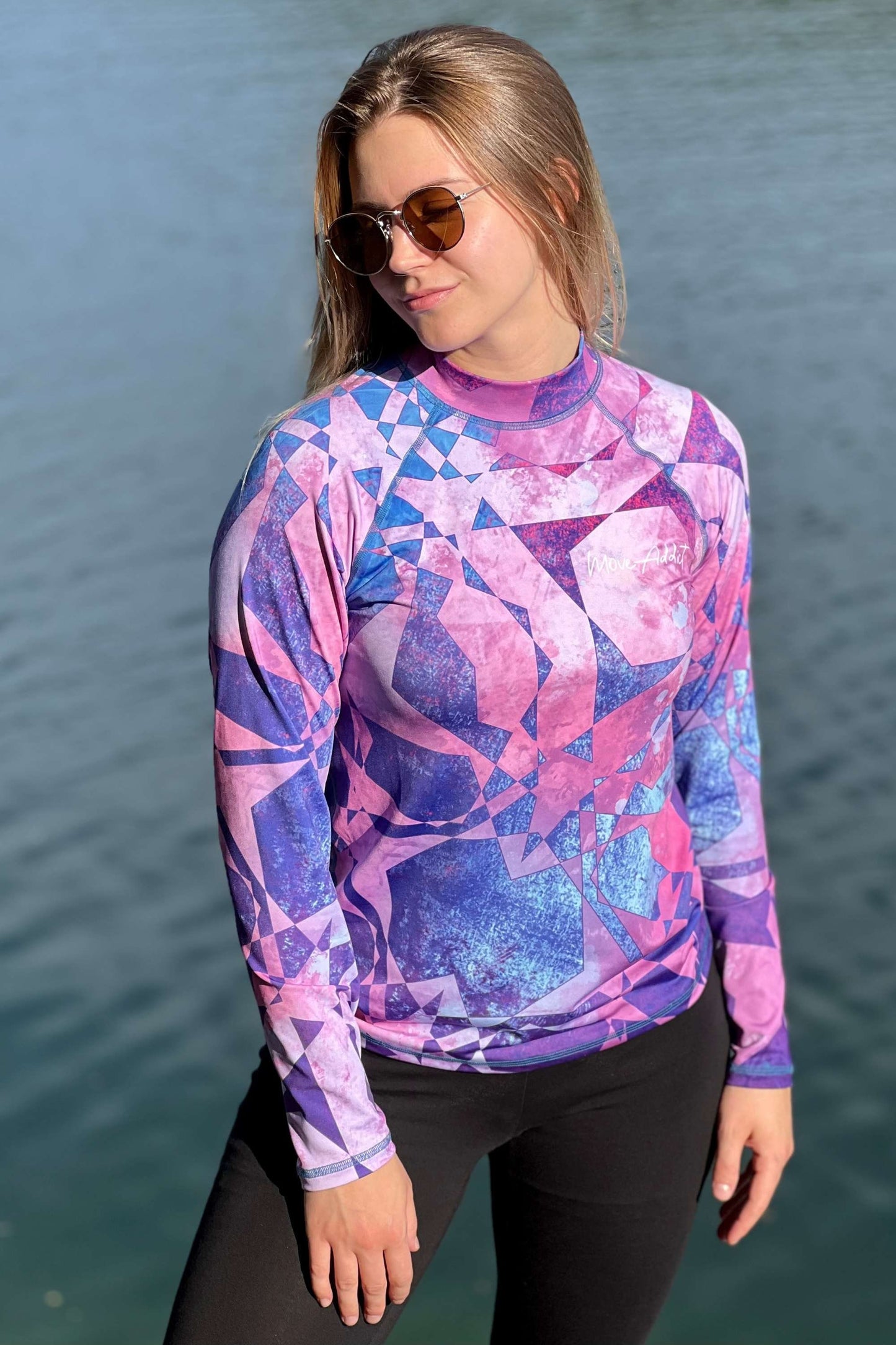 Women's Long Sleeve Rash Guard for Water Sports| Women's Lycra| Summer water sports outfit| Active lifestyle| Sun and wind protection